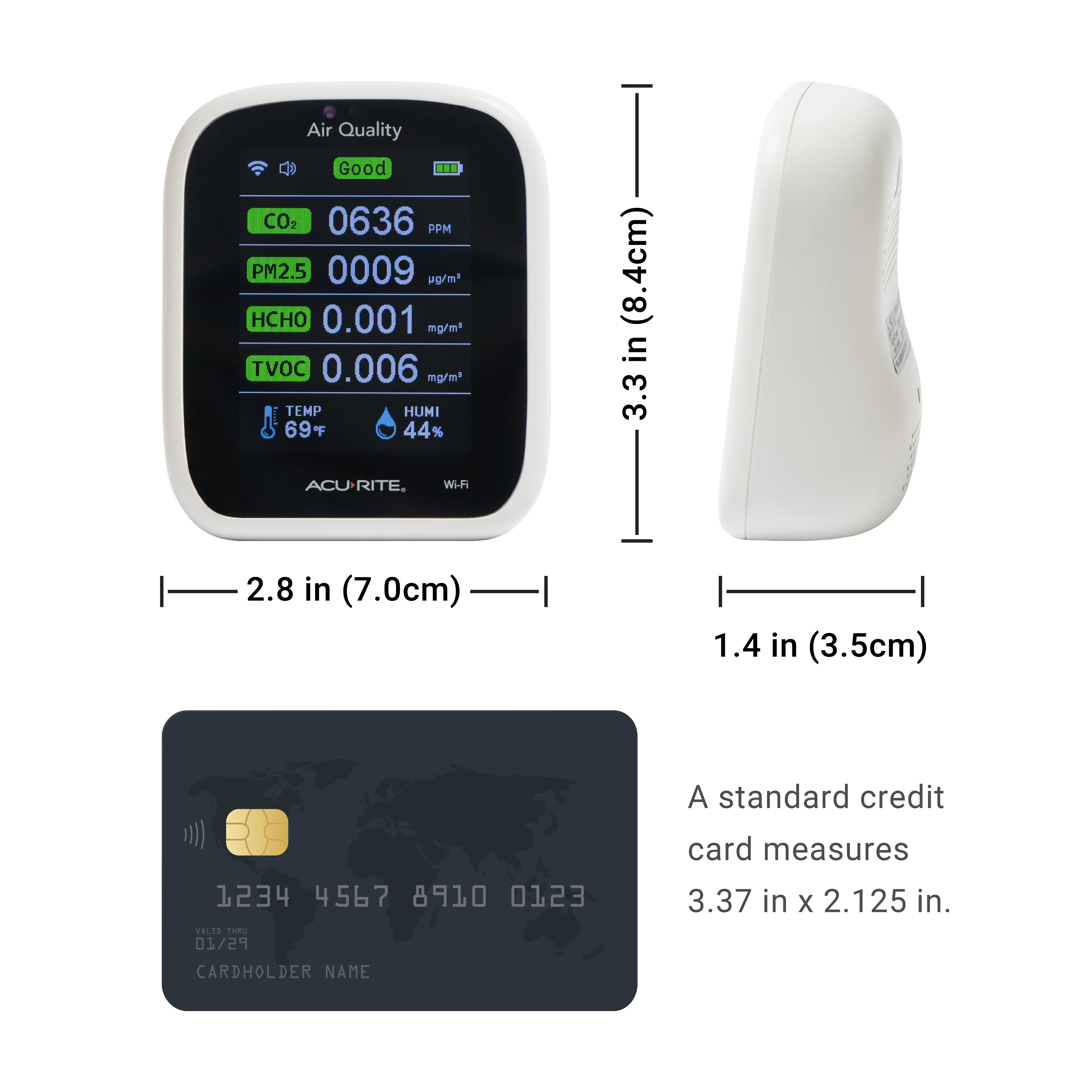 8-in-1 Smart Indoor Air Quality Monitor with Wi-Fi - Image 5