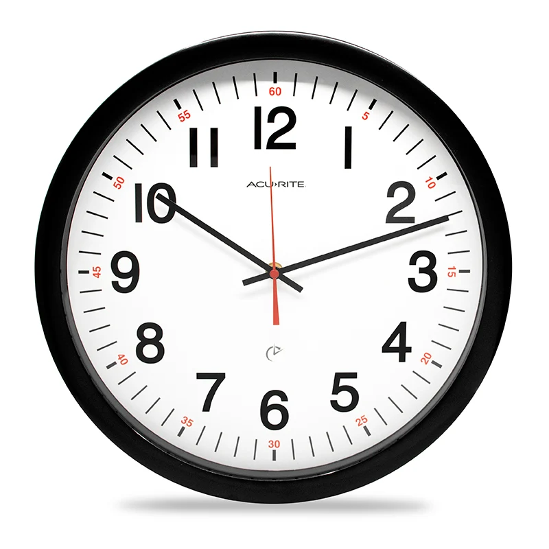 14” Five-Year, Set and Forget Analog Wall Clock