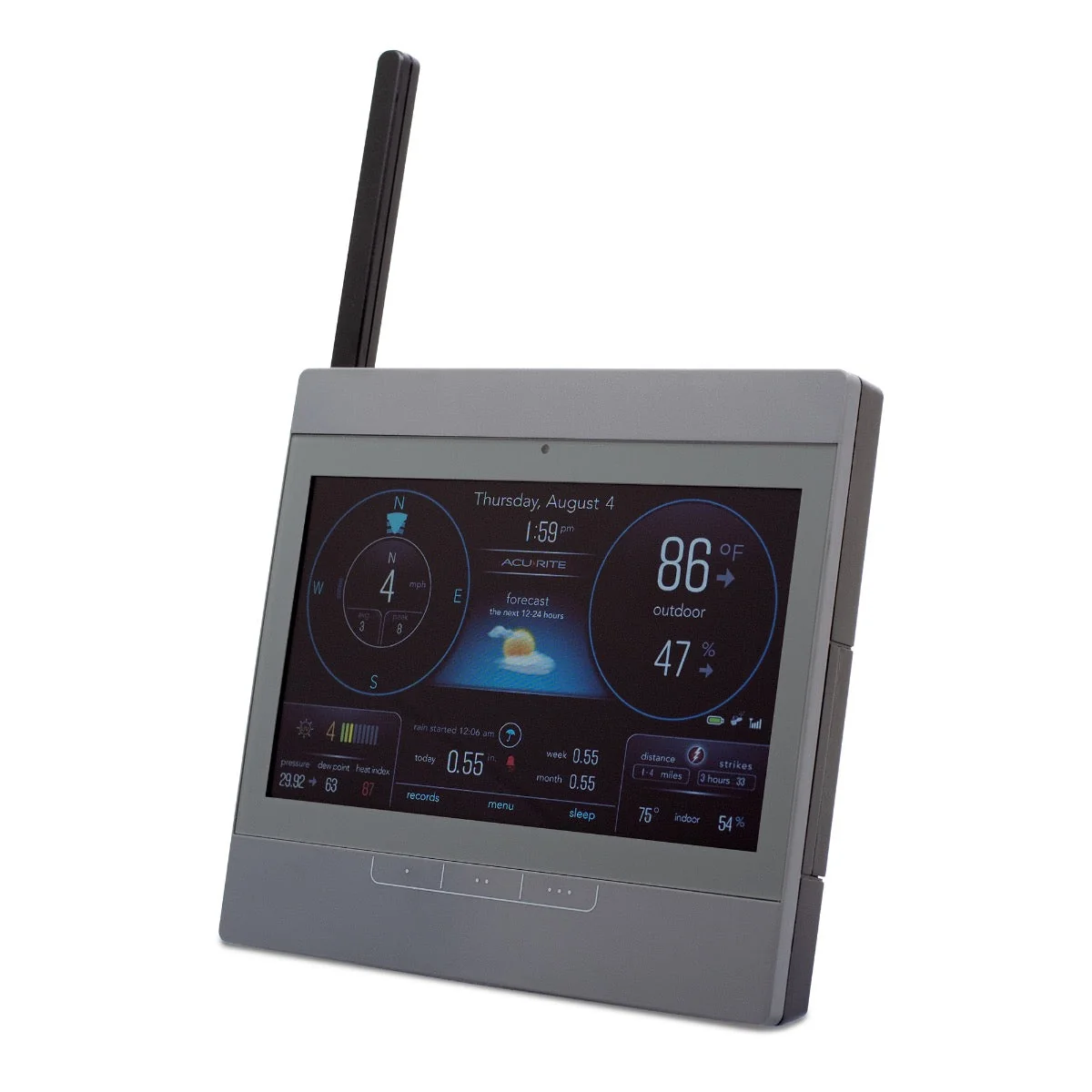 AcuRite Atlas Weather Station HD Display (Gray) - Image 5