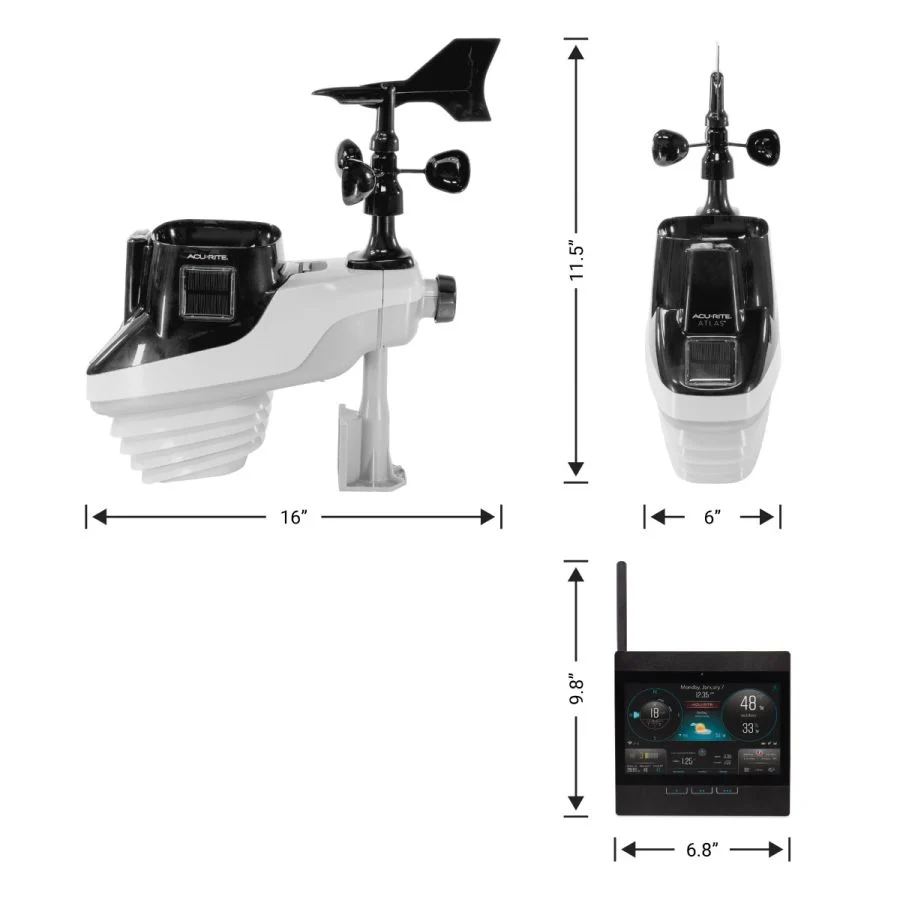 AcuRite Atlas Weather Station with Direct-to-Wi-Fi Display and Lightning Detection - Image 8