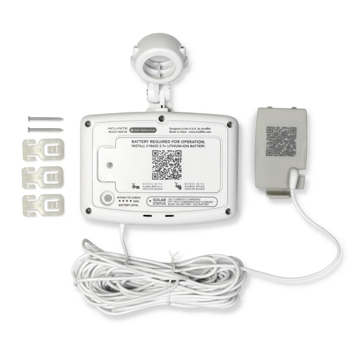 AcuRite Iris (5-in-1) Weather Station with Direct-To-Wi-Fi Display and Solar Power Pack - Image 11