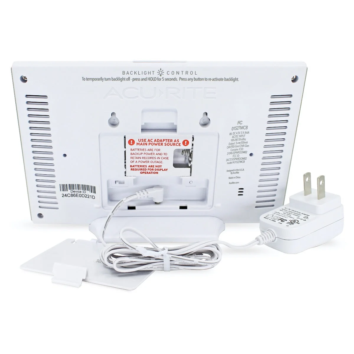 AcuRite Iris (5-in-1) Weather Station with Direct-To-Wi-Fi Display and Solar Power Pack - Image 3