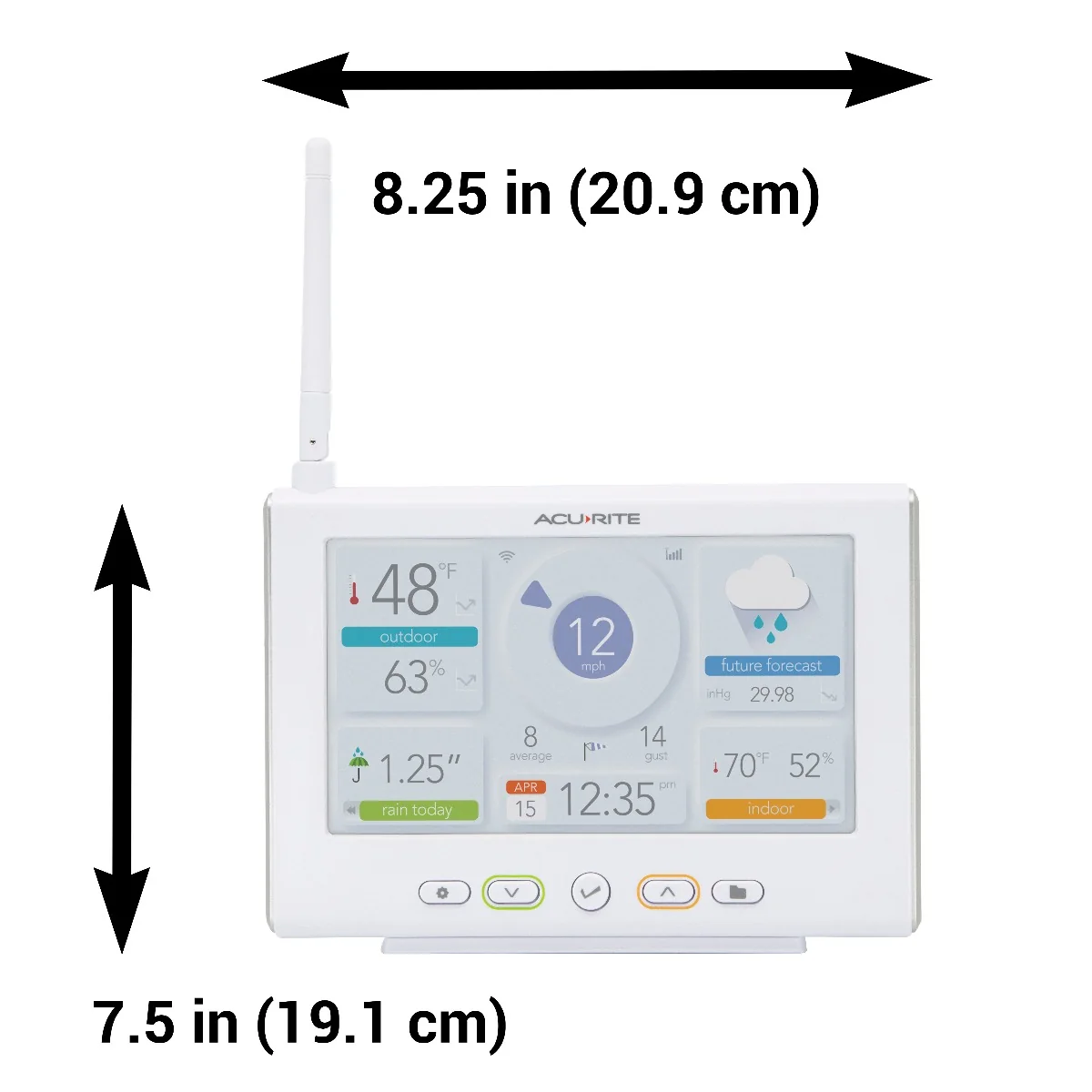 AcuRite Iris High-Definition Direct-to-Wi-Fi Display (with Lightning Detection Option) - Image 4