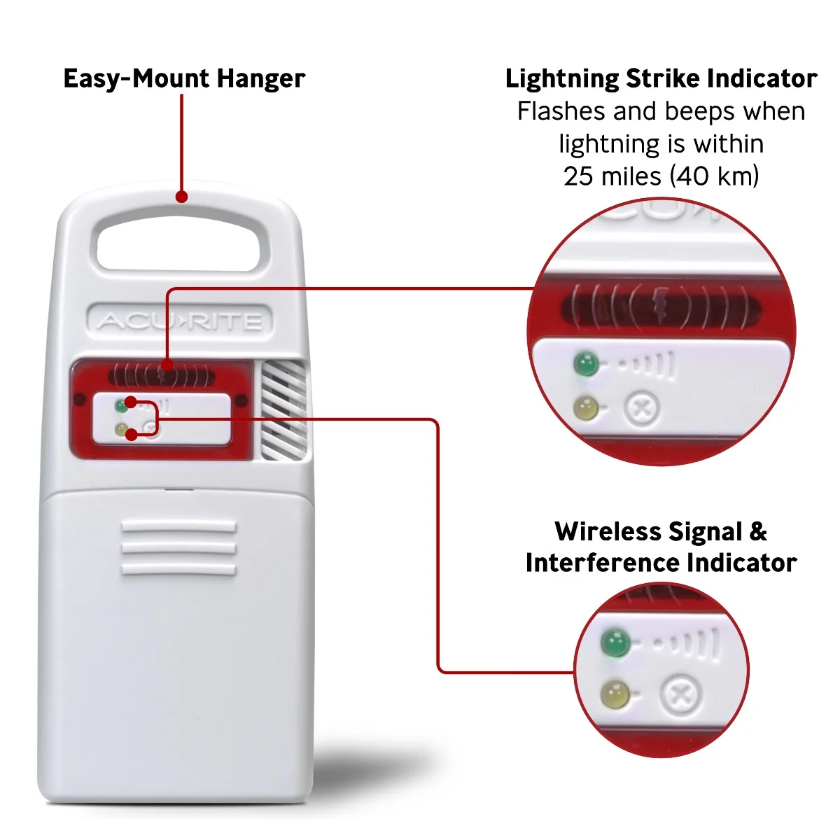 Weather Station with Lightning and Indoor/Outdoor Temperature and Humidity - Image 6