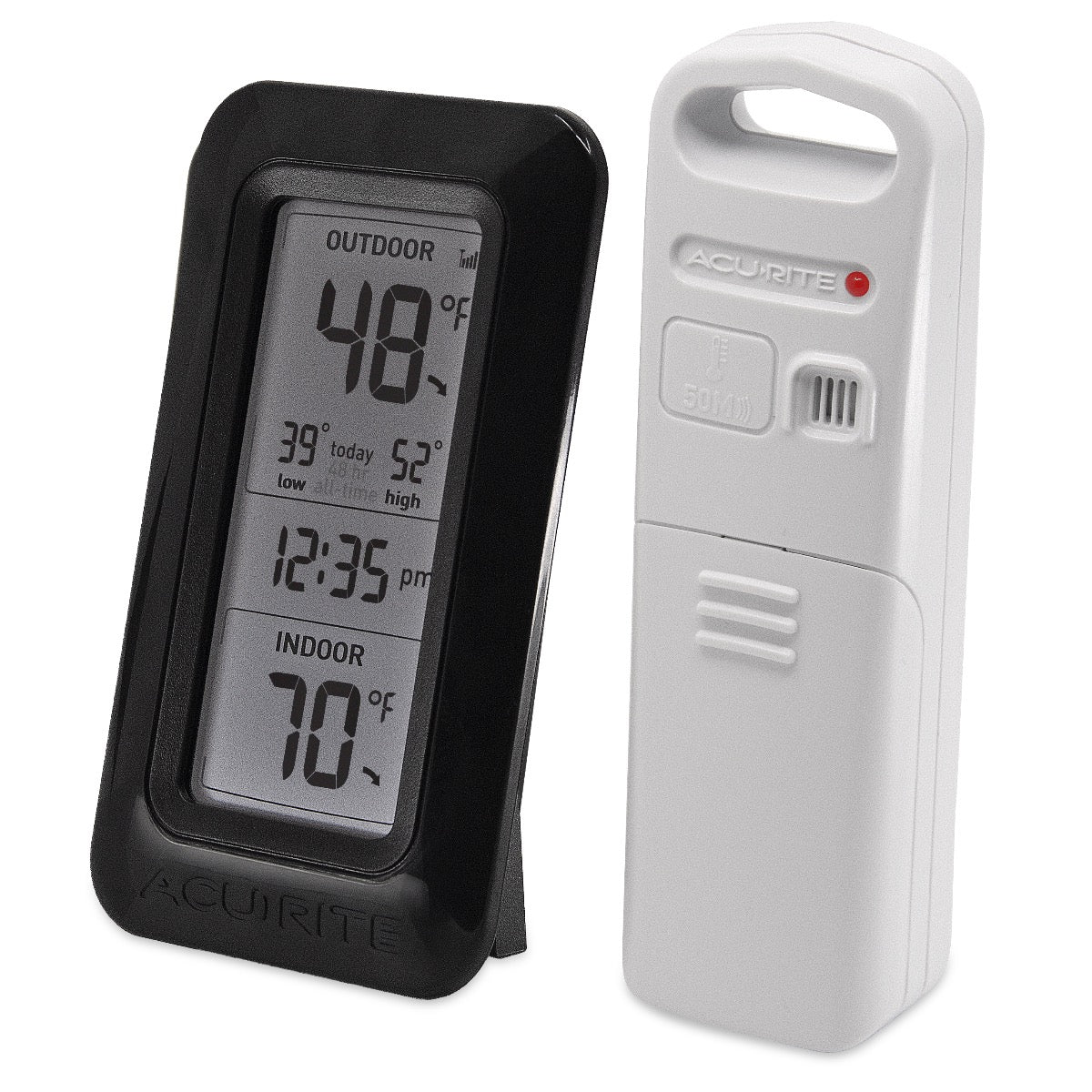 AcuRite Wireless Indoor/Outdoor Digital Thermometer with Clock - Image 3