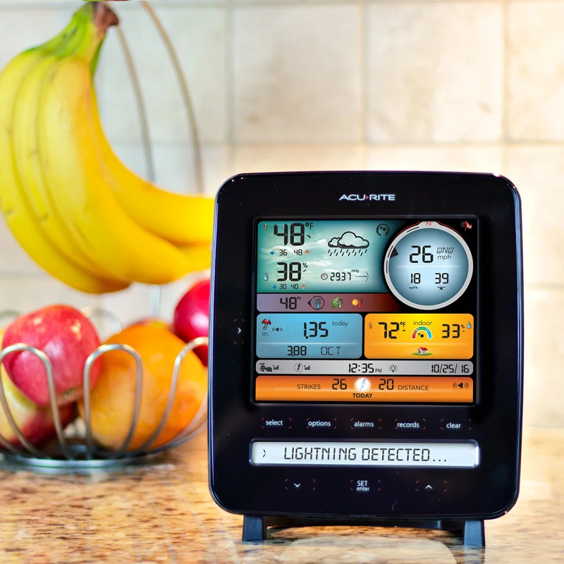 AcuRite Iris (5-in-1) Color Display with Lightning Detection Option - Image 3