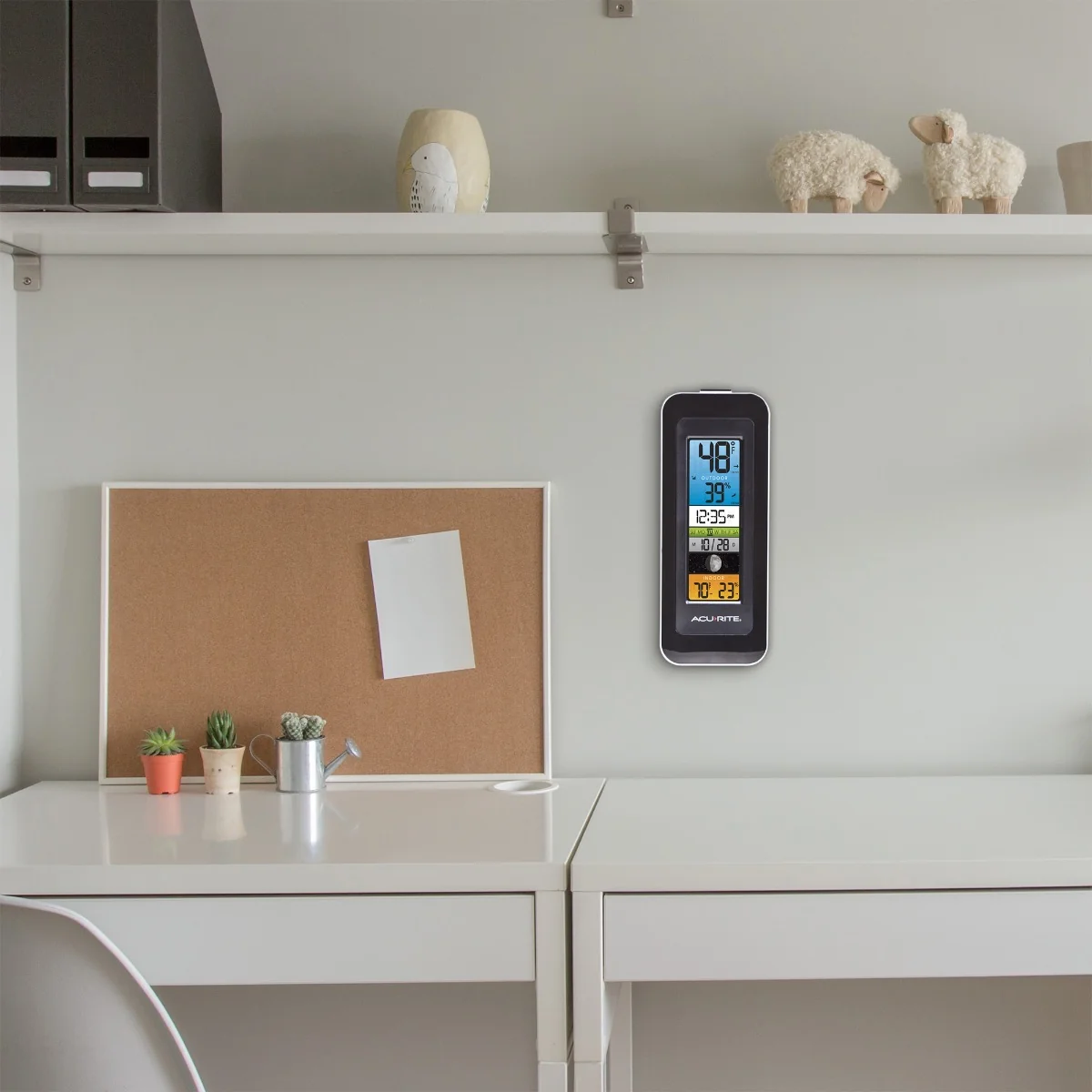 Digital Color Display Wireless Indoor/Outdoor Thermometer - Image 4