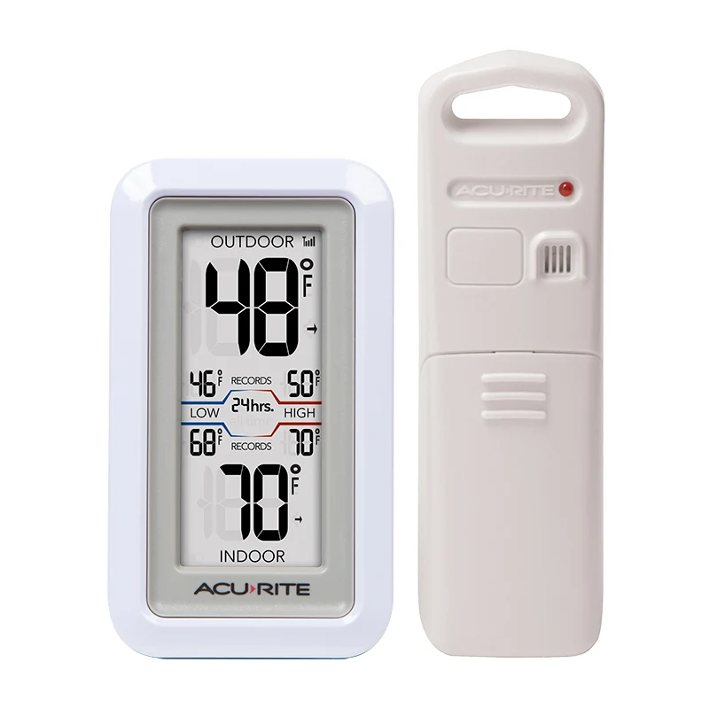 Digital Thermometer with Indoor/Outdoor Sensor (2 Color Options) - Image 2
