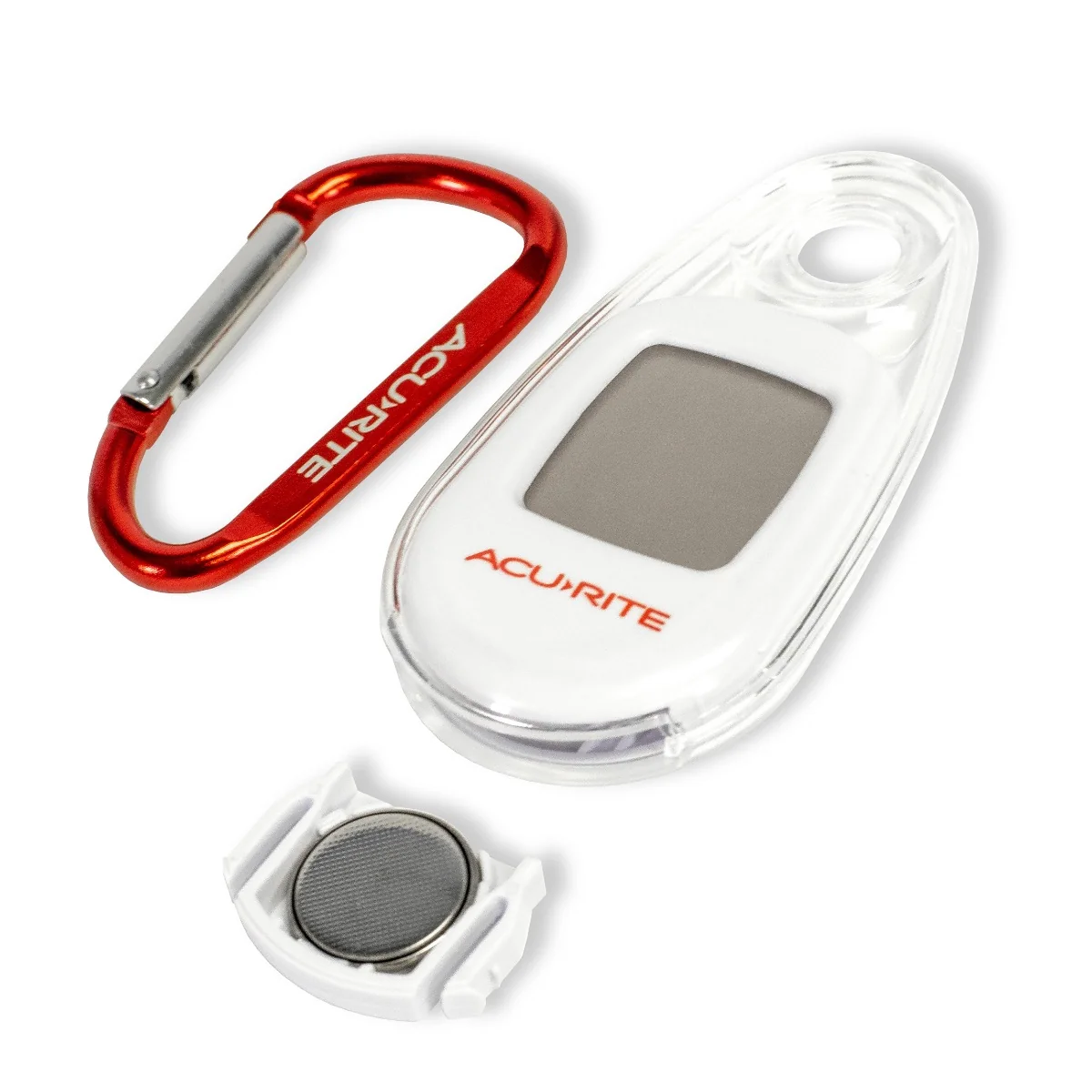 Digital Thermometer with Carabiner Clip - Image 3
