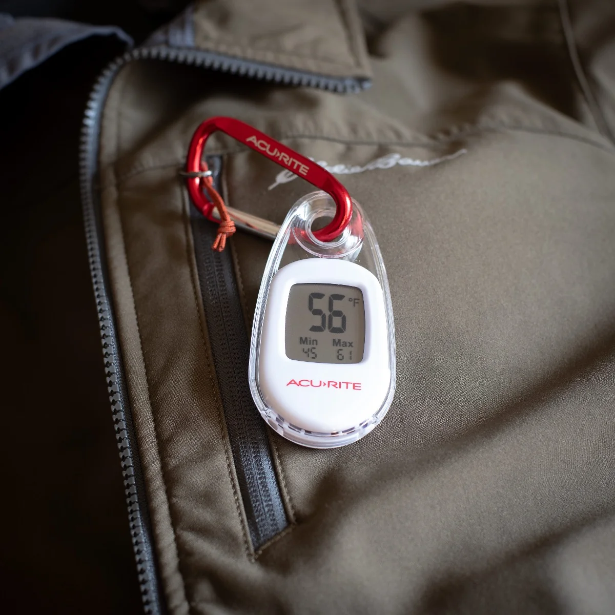 Digital Thermometer with Carabiner Clip - Image 7