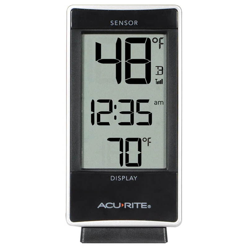 Digital Thermometer with Indoor/Outdoor Temperature and Time - Image 3