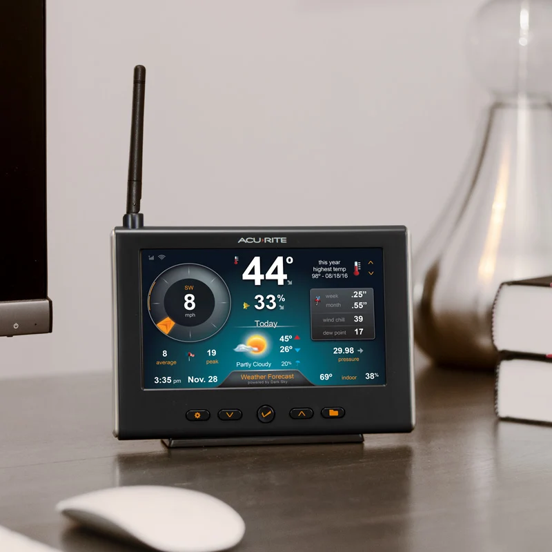 AcuRite Iris (5-in-1) High-Definition Display with Wi-Fi Connection to Weather Underground and Lightning Detection Option - Image 3
