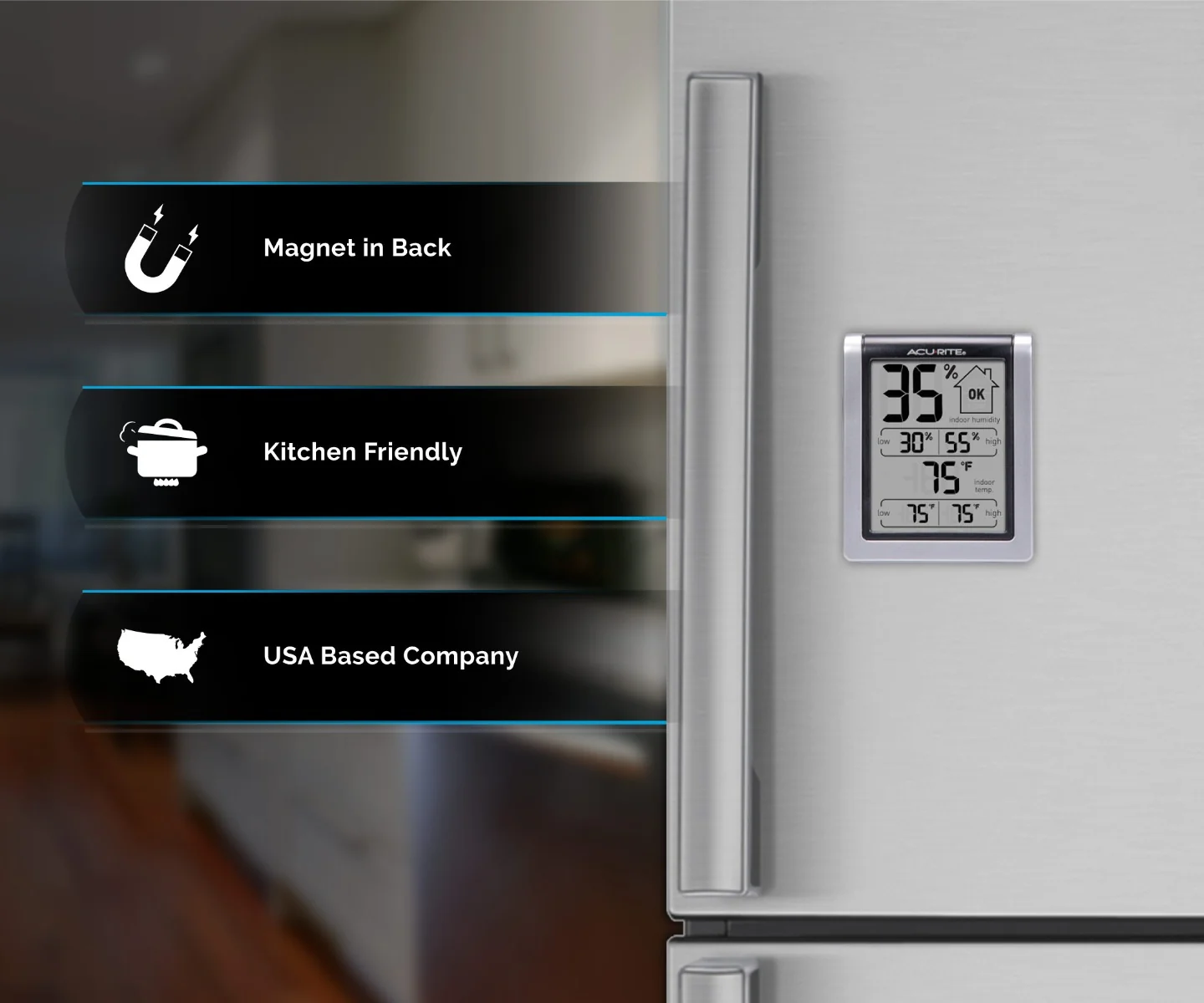 AcuRite Indoor Temperature and Humidity Monitor - Image 4