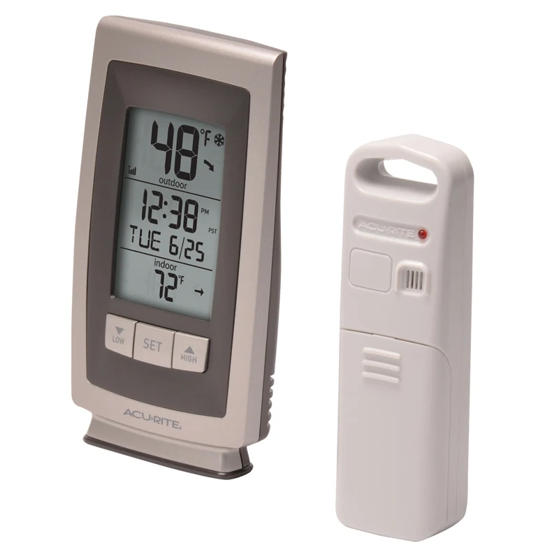 Digital Indoor/Outdoor Thermometer with Date and Time - Image 4
