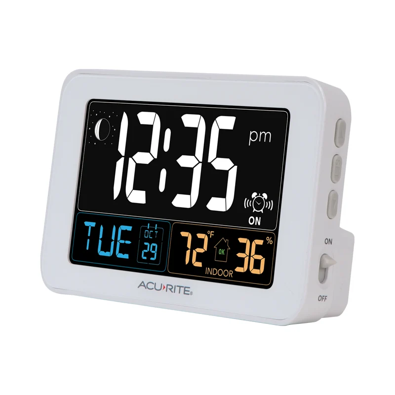 AcuRite Digital Alarm Clock with USB Charger - Image 5