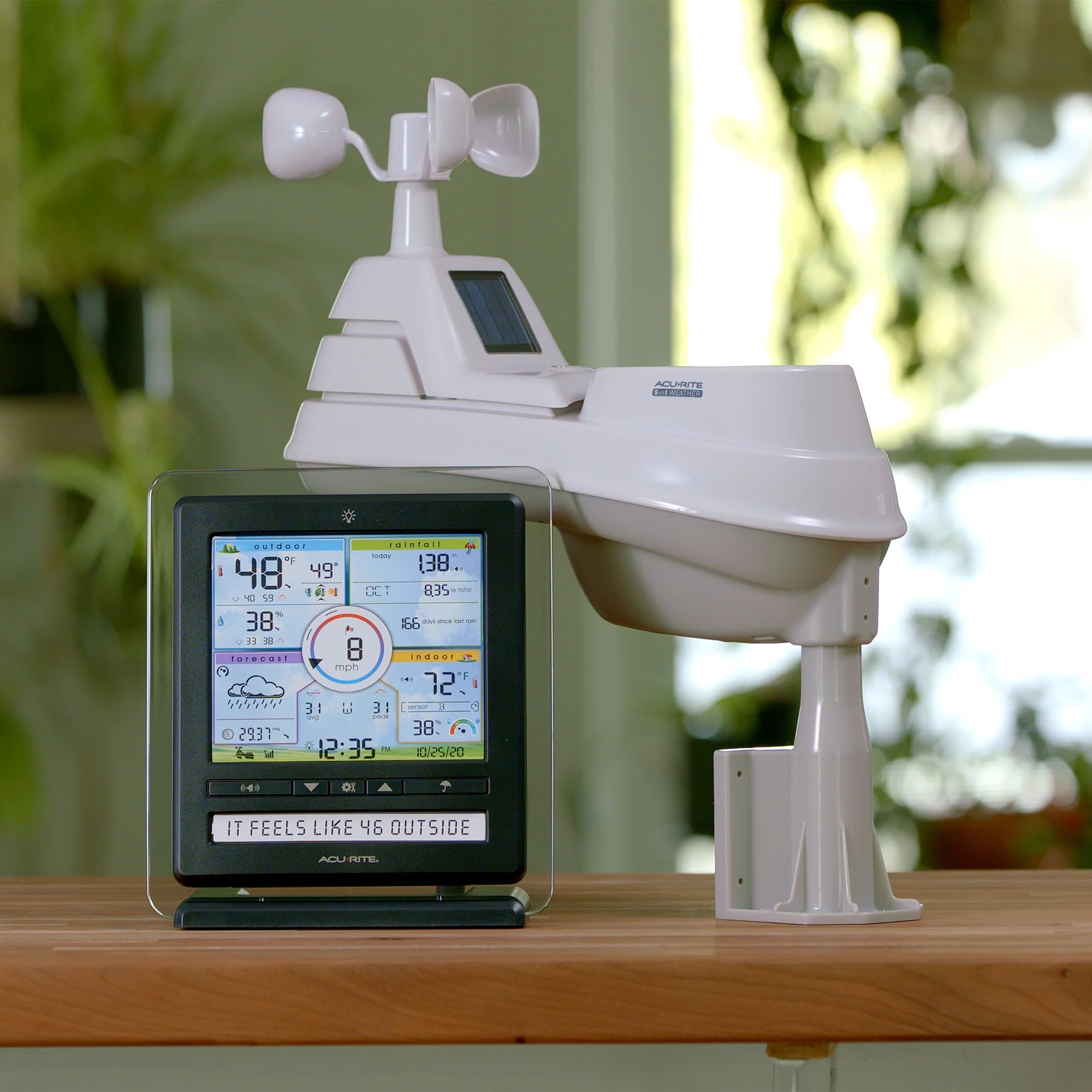 AcuRite Iris Weather Station with Color Display, Weather Ticker - Image 3