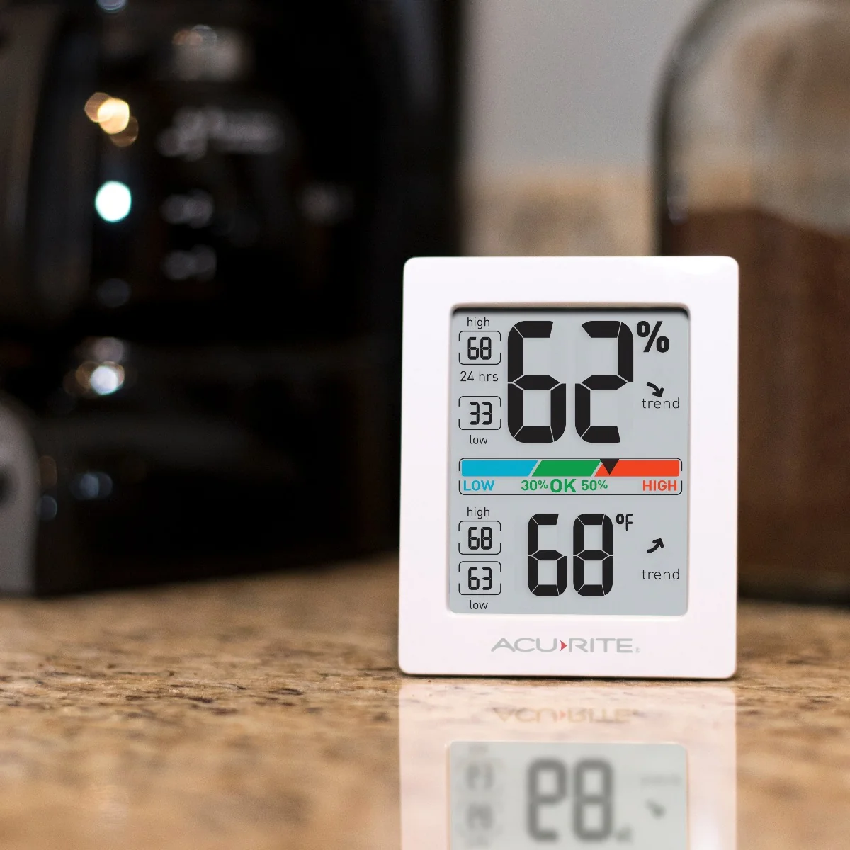 Pro Digital Indoor Temperature and Humidity Monitor with Backlight - Image 10