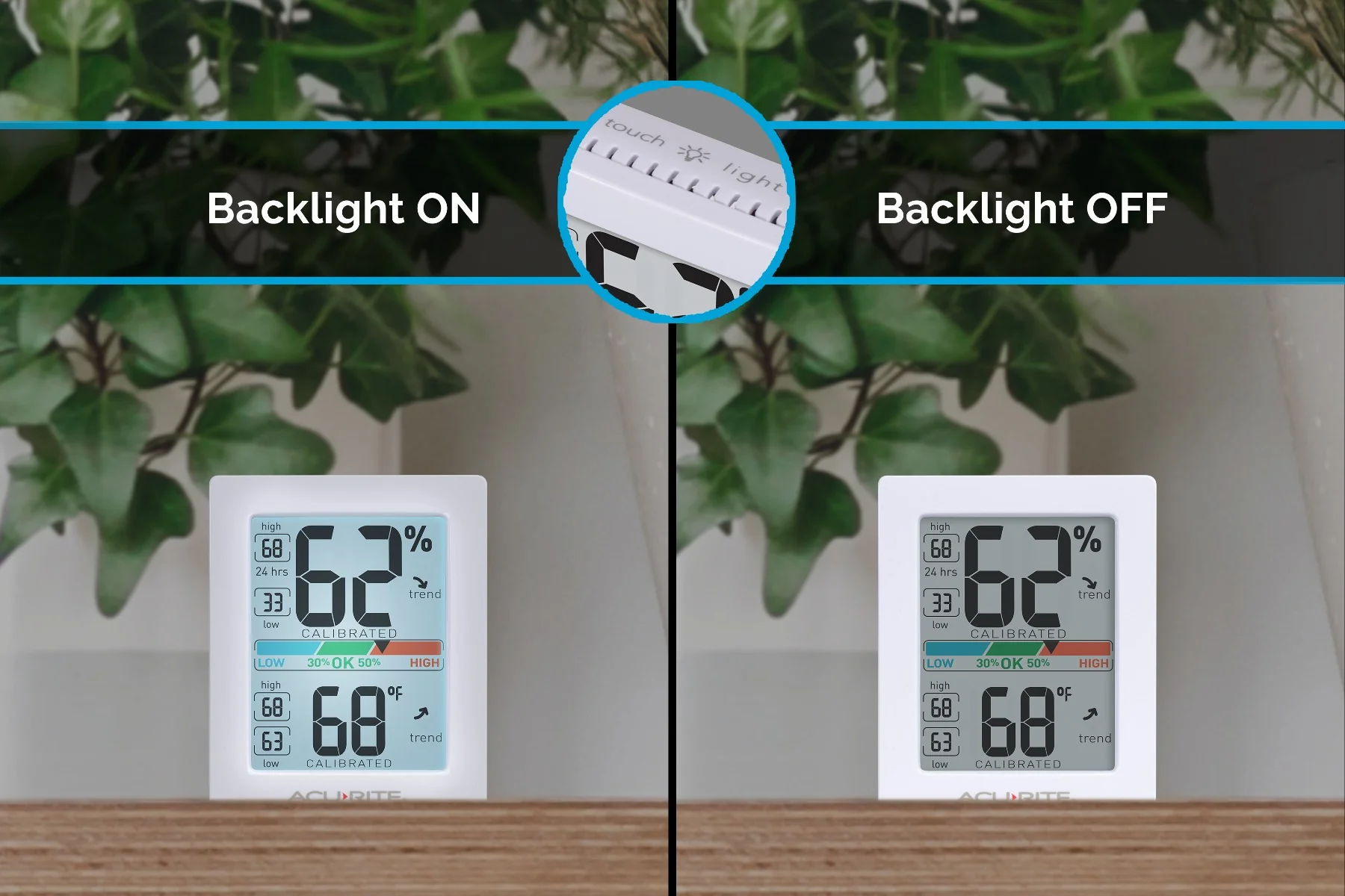 Pro Digital Indoor Temperature and Humidity Monitor with Backlight - Image 9