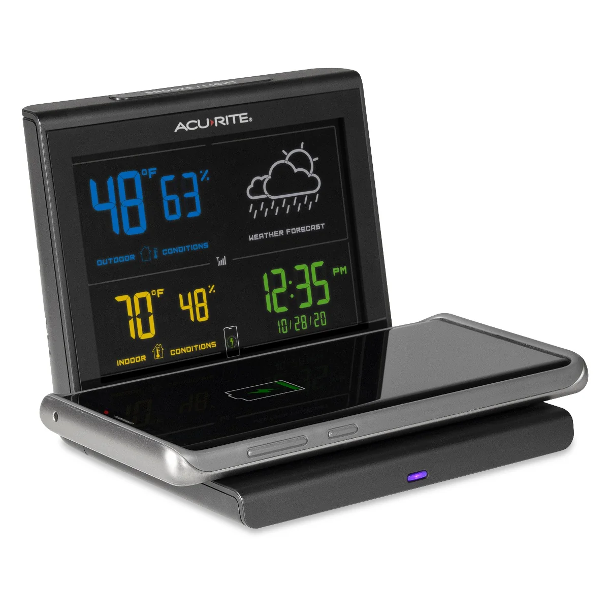 Weather Forecaster with Wireless Charging Pad - Image 7
