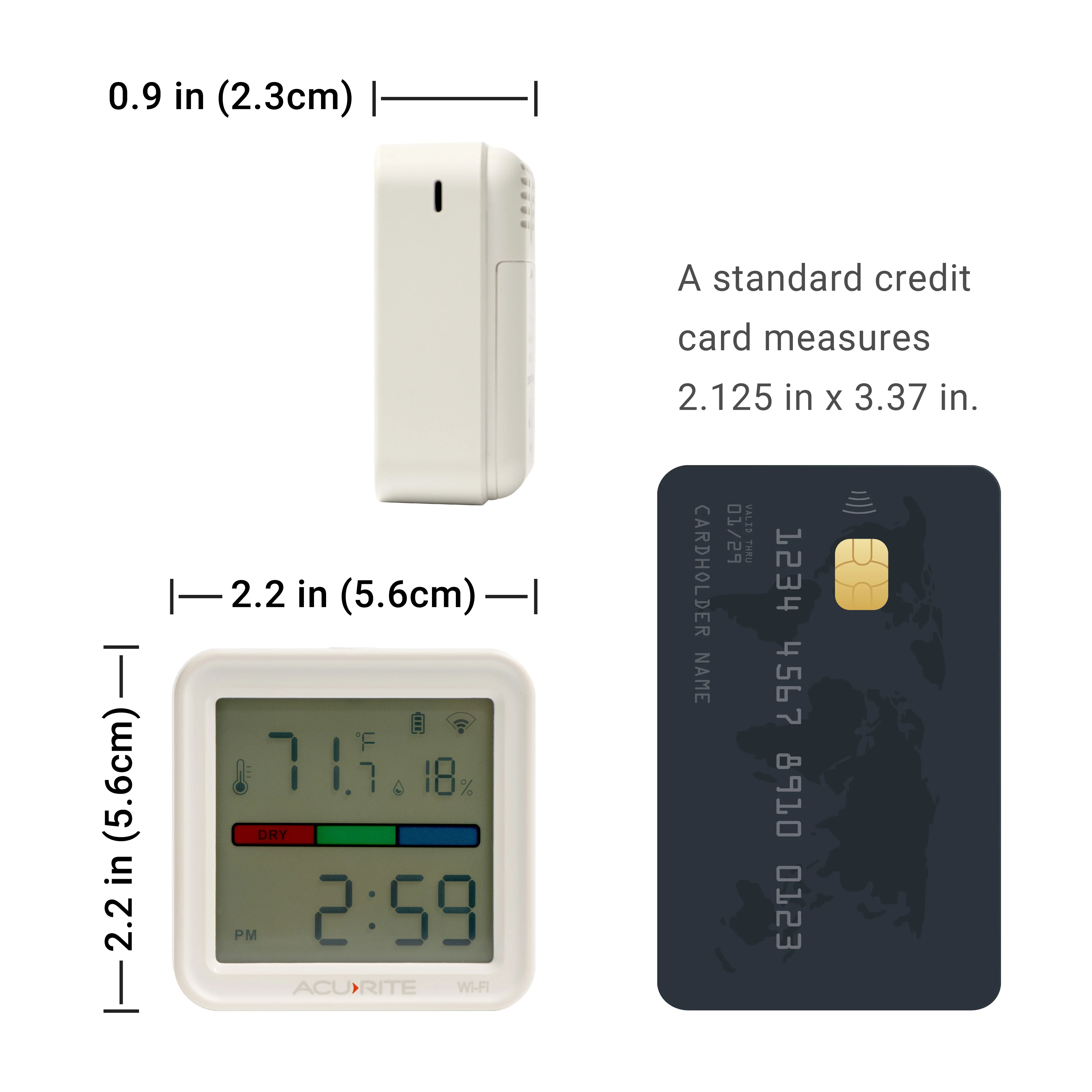 Smart Wi-Fi Indoor Digital Thermometer and Humidity Monitor - Image 5